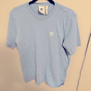adidas Original’s Adicolor Trefoil Essentials Tee - Ambient Sky HE7195